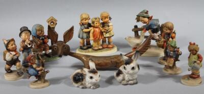 Various Goebel Hummel figures