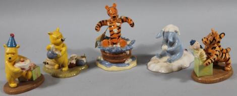 Various Winnie the Pooh figures