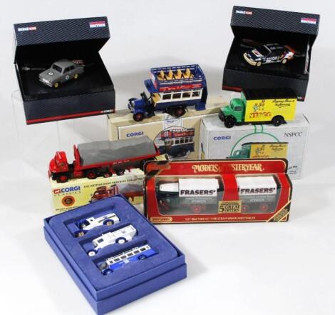 Various modern Corgi and other die-cast vehicles