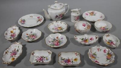 Various Royal Crown Derby Derby Posies pin dishes