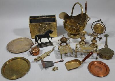 Various brassware