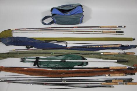 Various fishing rods