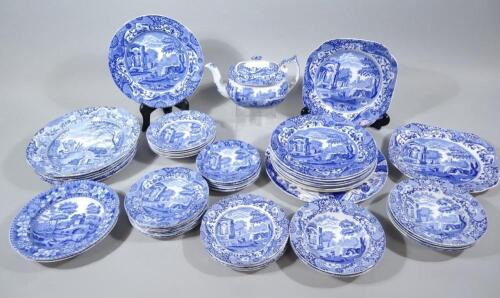 Various Copeland Spode Italian pattern tableware