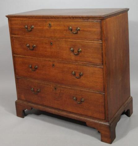 An 18thC oak chest