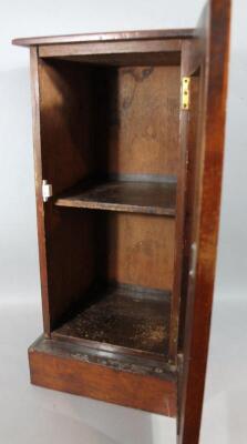 An Edwardian mahogany stained pot cupboard - 2