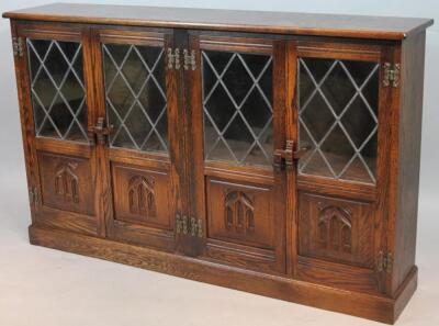 A modern Webber Furniture dark wood display cabinet