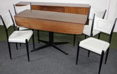 A 1960's retro teak G-Plan part dining room suite