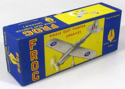 An International Model Aircraft Limited frog single seat fighter mark 5 die-cast aeroplane