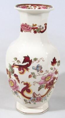 A large Mason's Mandalay Red pattern vase - 3