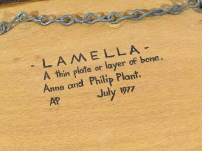 An Anne & Phllip Plant (1977) Lamella ceramic raised collage - 4