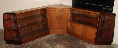 A G-Plan retro teak freestanding room unit