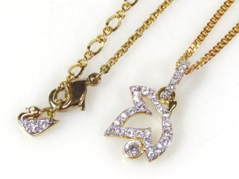 Two Swarovski crystal necklaces