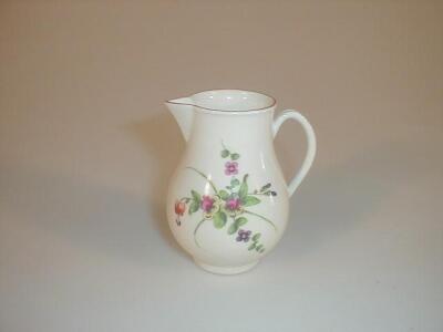 A First period Worcester sparrow beak jug of baluster form