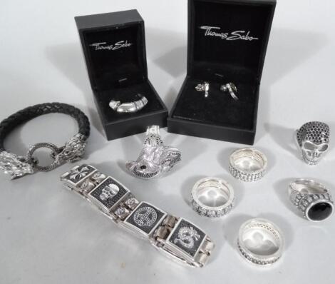 A quantity of Thomas Sabo jewellery and other items