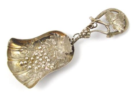 A decorative Victorian caddy spoon