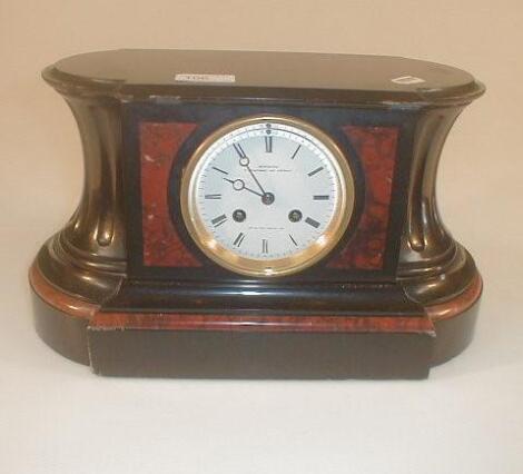 A 19th C French mantle clock