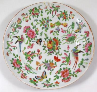 A late 19thC Cantonese plate - 2