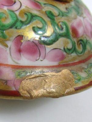 A late 19thC Cantonese plate - 4