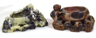 Various Chinese soapstone figures - 10