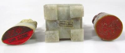 Various 20thC soapstone - 7