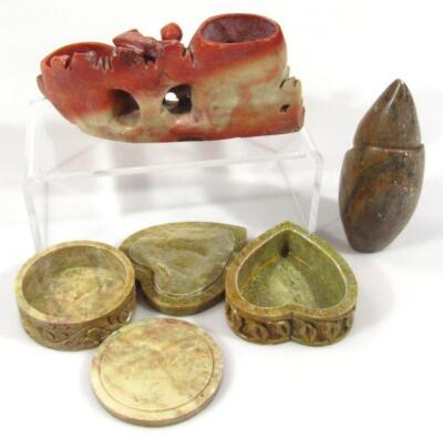 Various soapstone - 2