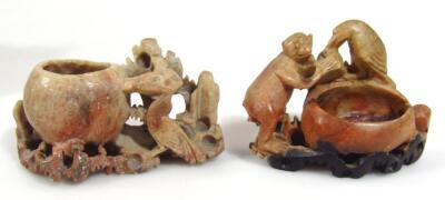 Various Chinese and other soapstone - 3