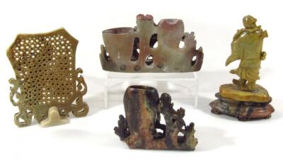 Various soapstone carvings - 2