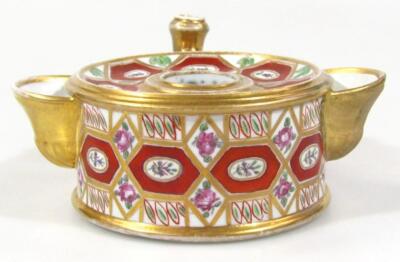 An Export porcelain ink stand - 2