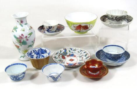 Various Chinese and Japanese porcelain