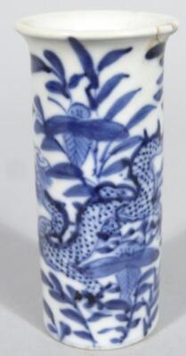 Various Qing period Chinese blue and white porcelain - 3