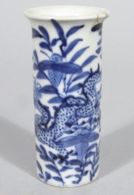 Various Qing period Chinese blue and white porcelain - 4