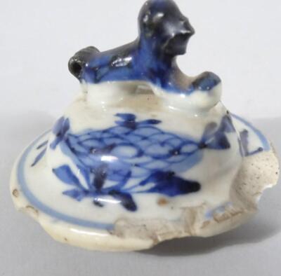 Various Qing period Chinese blue and white porcelain - 13