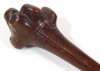 A 19thC Fijian Ula throwing club - 2