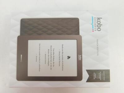 A Kobo E-Reader and case - 2
