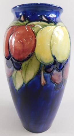 A Moorcroft Wisteria pattern vase