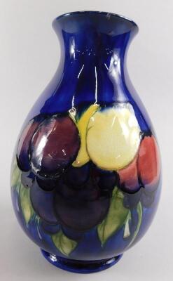 A Moorcroft Wisteria pattern inverted baluster vase - 2