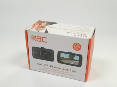 An RAC 107HD video dash cam