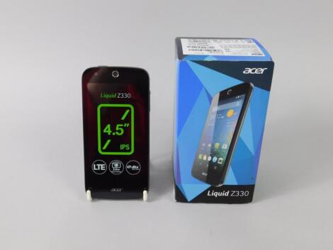 An ACER Liquid Z 330 Android phone