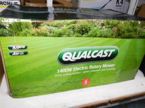 A Qualcast 1400watt electric rotary mower