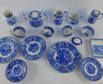 A group of George Jones blue and white pottery