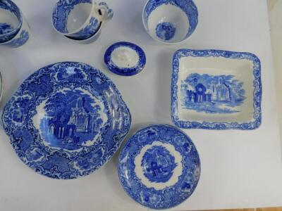 A group of George Jones blue and white pottery - 5