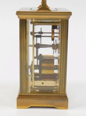 A brass carriage clock - 2