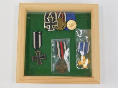 A German WWI medal trio