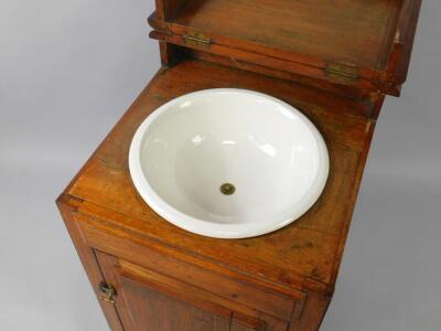 A Victorian oak sink cabinet - 2