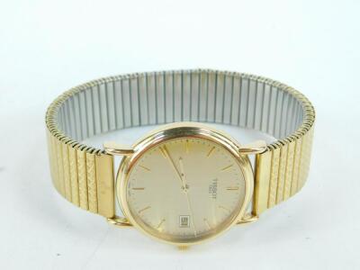 A Tissot gentleman's 18ct gold cased wristwatch