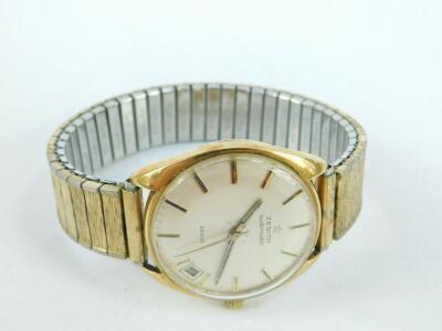 A Zenith 9ct gold cased gentleman's wristwatch