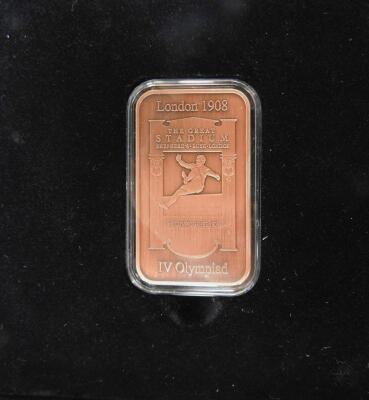 A London Olympics Three - Time Host City metal ingot set - 3