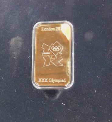 A London Olympics Three - Time Host City metal ingot set - 5