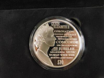 An Elizabeth II Reflections of a Reign Guernsey silver proof coin - 2