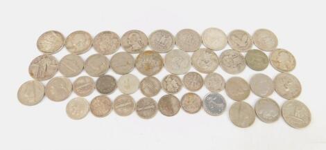 An US silver coinage including quarter dollars